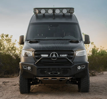 AFN 4x4 Accessories Front Bumper for Off-Road Vehicles with LED Lights and Durable Design